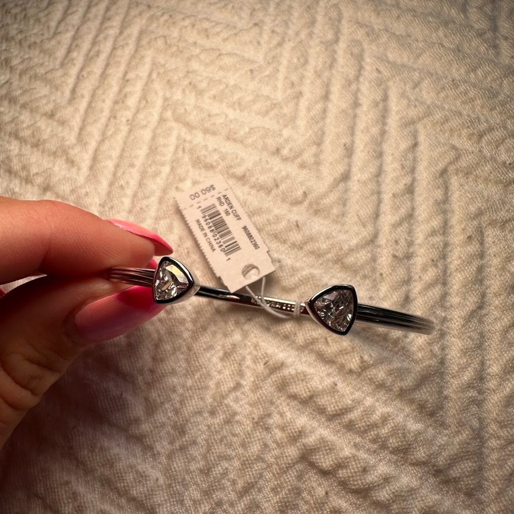 NWT Kendra Scott Arden cuff bracelet in silver